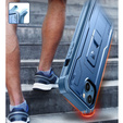 Etui pancerne do iPhone 13 / 14, Dexnor Full Body, niebieskie