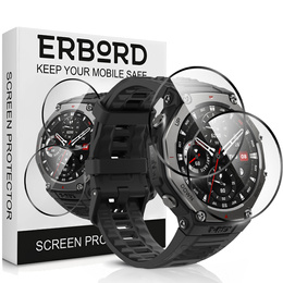 2x Szkło Hybrydowe ERBORD do Amazfit T-Rex 3