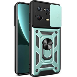 Etui pancerne do Xiaomi 13 Pro, CamShield Slide, zielone