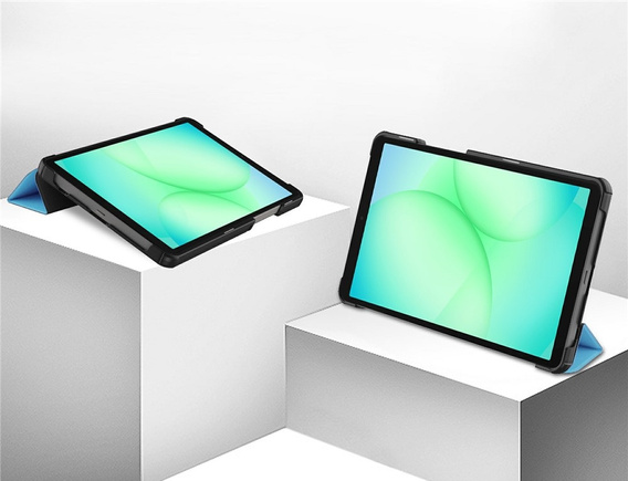 Etui z klapką do Samsung Galaxy Tab A11/A9, Smartcase, niebieskie