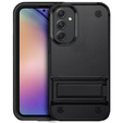 Etui pancerne do Samsung Galaxy A54 5G, z podstawką, Czarne
