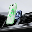 Etui do iPhone 16 Plus, do MagSafe, ERBORD Matt Case, jasnozielone + Szkło na ekran