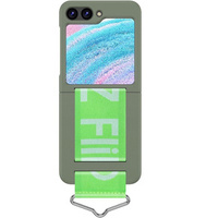 Etui do Galaxy Z Flip 5, Strap Cover, zielone