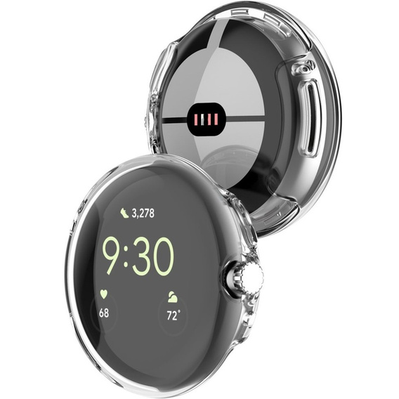 Etui z osłoną na ekran do Google Pixel Watch, Przezroczyste