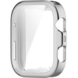 2w1 Etui z Osłoną na ekran do Huawei Watch Fit 4 Pro, Srebrne