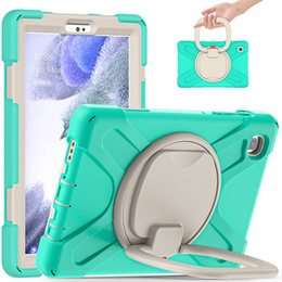 Etui dla dzieci do Samsung Galaxy Tab A7 Lite 8.7 T220/T225, Pancerne, dziecięce, Zielone / Szare
