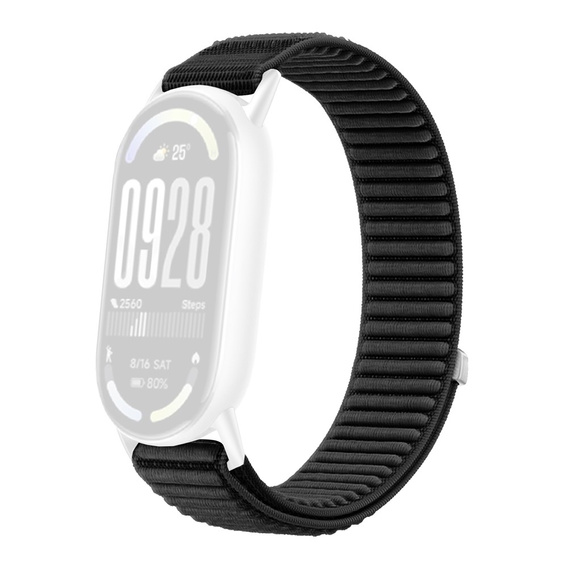 Pasek Nylonowy do Xiaomi Smart Band 10 / 9 / 8, Czarny
