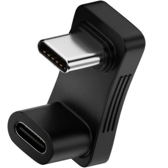 Adapter Kątowy USB-C do Steam Deck 100W 4K, czarny