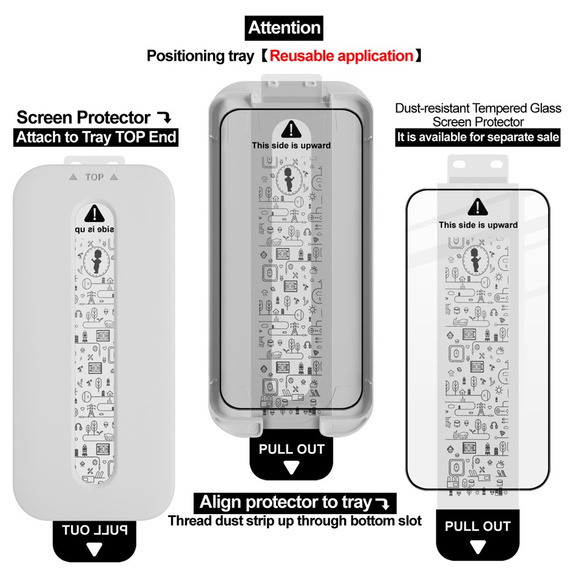 Szkło Hartowane IMAK do Xiaomi 17 Pro Max z ramką pozycjonującą, czarne