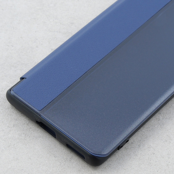 Etui do Honor 70 5G, z klapką Side View, niebieskie