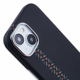 Etui do iPhone 14, Carbon Fiber MagSafe, czarne