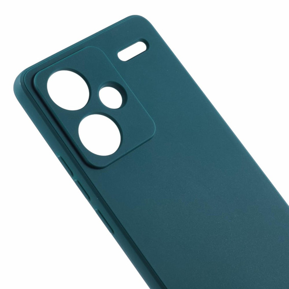 Etui do Xiaomi Redmi Note 13 Pro+, Silicone Lite, ciemnozielone