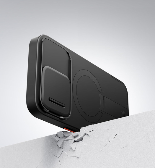Etui do iPhone 15 Pro Max, Suritch Shockproof, do MagSafe, czarne