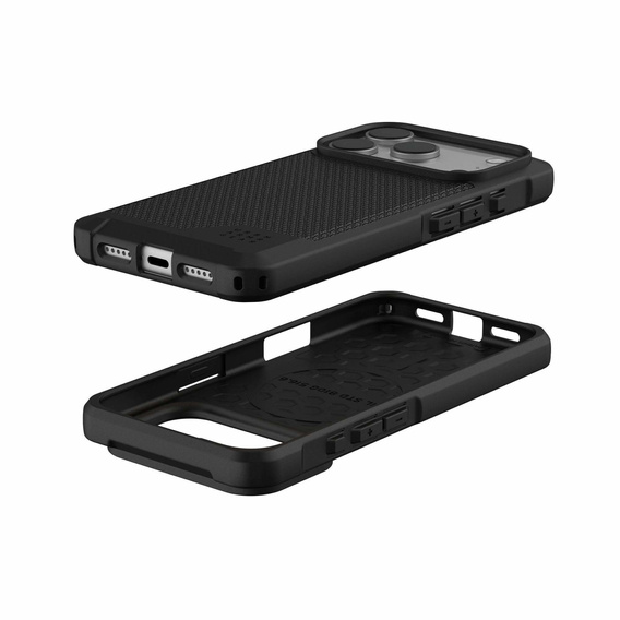 Etui Urban Armor Gear do iPhone 17 Pro, Metropolis LT MagSafe Kevlar, kevlar black