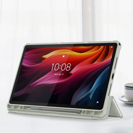 Etui do Lenovo Tab K11 Plus, Smartcase Hybrid, z miejscem na rysik, szare