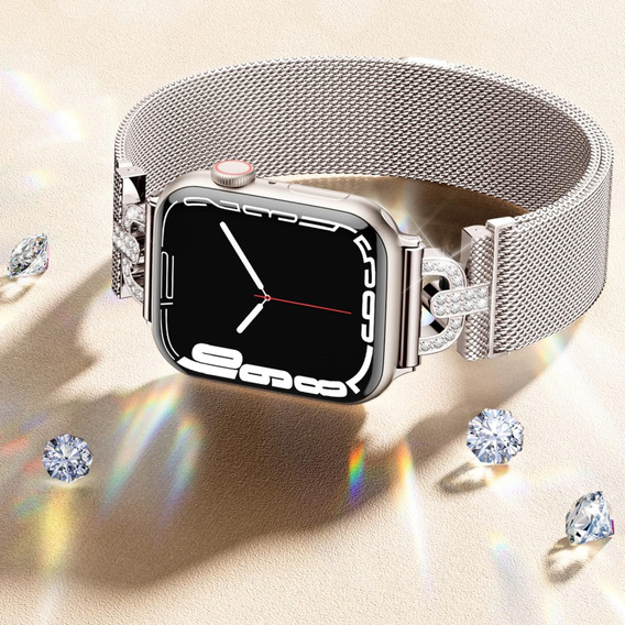 Bransoleta do Apple Watch 1/2/3/4/5/6/7/8/9/10/11/SE Ultra 1/2/3 42/44/45/46/49mm, Beżowa