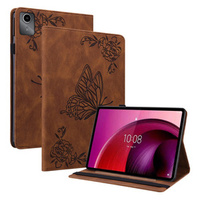 Etui do Lenovo Tab M11, Butterfly, brązowe