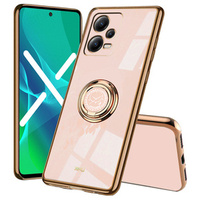 Etui do POCO X5 Pro 5G, Electro Ring, różowe rose gold