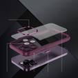 Etui do iPhone 11 Pro Max, ERBORD Impact Guard, bordowe