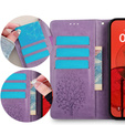 Etui z klapką do Samsung Galaxy M15 5G, Tree, fioletowe