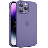 Etui Ultra Slim do iPhone 15 Plus, przezroczyste / fioletowe