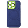 Etui do iPhone 15 Pro Max, ERBORD Armor Mag do MagSafe, niebieskie