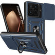 Etui pancerne do Xiaomi 15T Pro, CamShield Slide, niebieskie