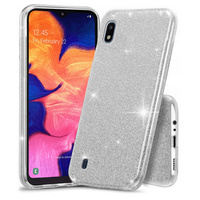 Etui Glitter Case do Samsung Galaxy A10, Silver