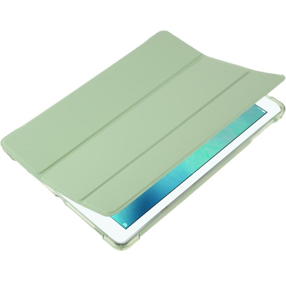 Etui do iPad 9.7" 2018/2017 (6/5 gen.) / Air 2/1 9.7" 2014/2013, Smartcase z miejscem na rysik, Zielone - jasne