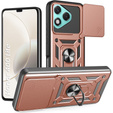Etui pancerne do Honor 400 Lite, CamShield Slide, różowe