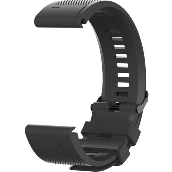Pasek silikonowy quickfit do Garmin Fenix 26mm, Czarny