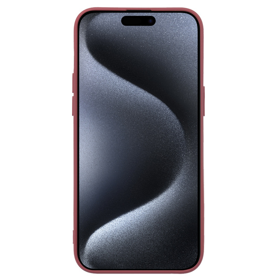 Etui do iPhone 15 Pro Max, Silicone Lite, czerwone