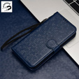 Etui z klapką do Samsung Galaxy M15 5G, Wallet Rhombus, niebieskie