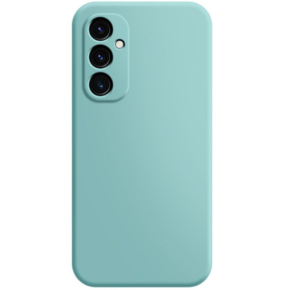Etui do Samsung Galaxy A25 5G, Silicone Lite, jasnoniebieskie + szkło 9H