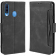 Etui z klapką do Samsung Galaxy A20s, Card Slot, czarne