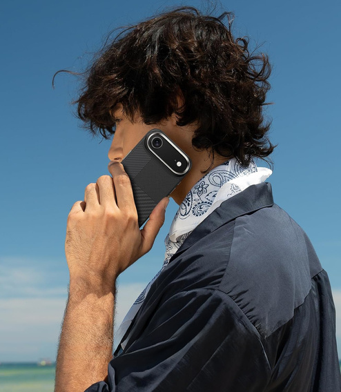 Etui Benks Montage Magnetic Armor Air Kevlar (600D/1500D) z metalową ramką MB68 do iPhone Air – czarny