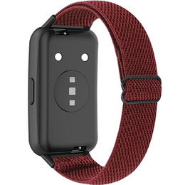 Pasek Nylonowy do Huawei Band 7, Wine Red