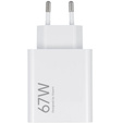 Oryginalna Ładowarka sieciowa Xiaomi GaN HyperCharge 67W - biała