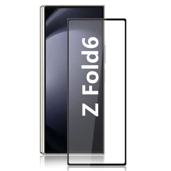 Szkło Hartowane Mocolo Full Glue do Samsung Galaxy Z Fold6 5G, czarna ramka