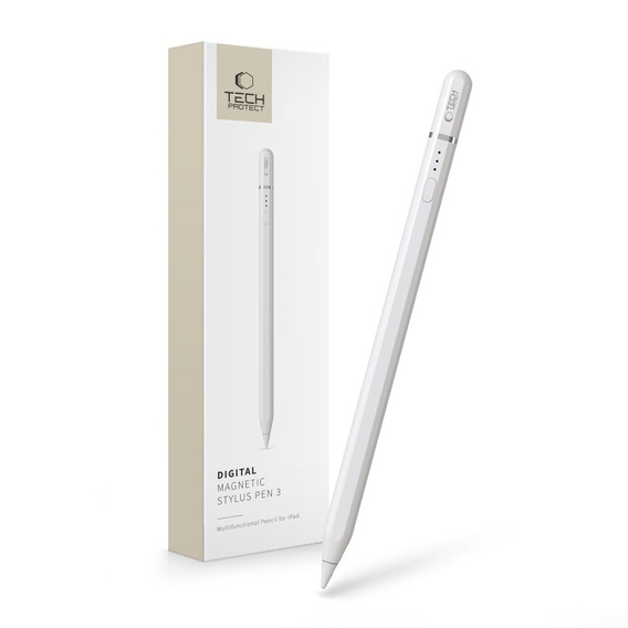 Rysik Digital Stylus Pen "3" do iPad, Tech-Protect,  biały