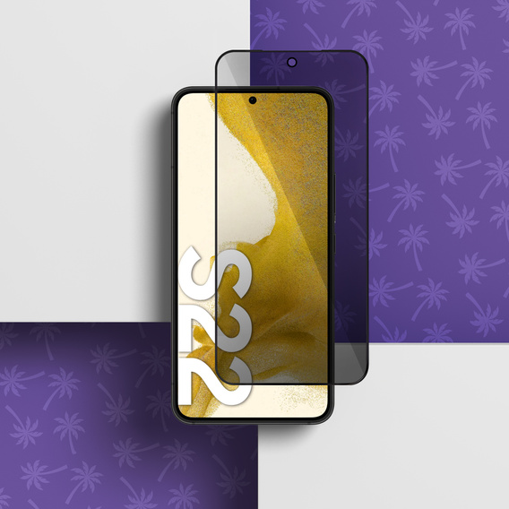Szkło Hartowane Prywatyzujące Shy Palm do Samsung Galaxy S22