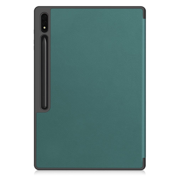 Etui do Samsung Galaxy Tab S10 Ultra, Smartcase z miejscem na rysik, zielone