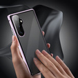 Etui do Samsung Galaxy S24 FE, Magnetic Dual Glass, fioletowe