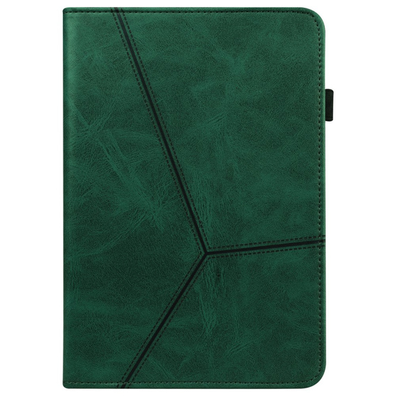 Etui do Samsung Galaxy Tab S10 Lite / S10 FE / S9 FE / S9, Classic, z miejscem na rysik, zielone