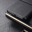 Etui Litchi Leather do Samsung Galaxy Z Flip 4, Black