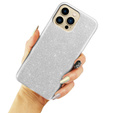 Etui Glitter Case do iPhone 13 Pro, Silver