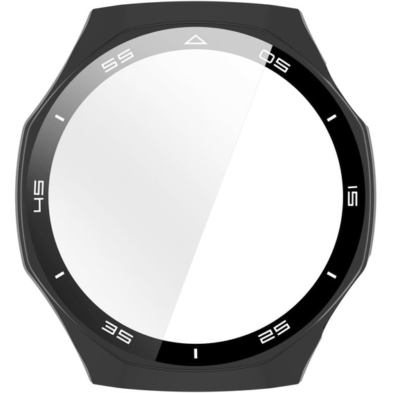 2w1 Etui + Szkło Hartowane do Huawei Watch GT 6 Pro 46mm, Czarne