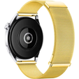 Uniwersalna Bransoleta Milanese 18mm, z zaciskiem od wewnątrz, Złota