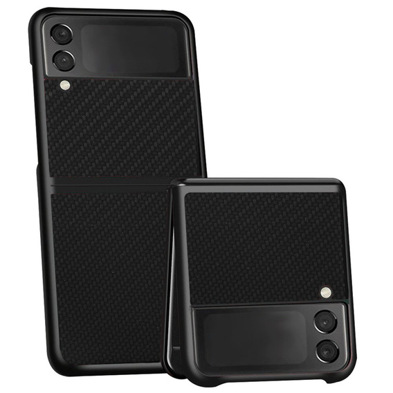 Etui Carbon Fiber do Samsung Galaxy Z Flip 3, czarne