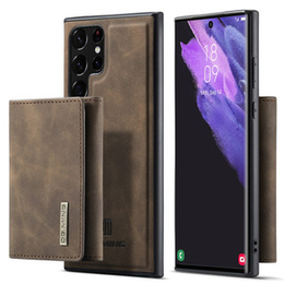 Etui do Samsung Galaxy S22 Ultra 5G, DG.MING 2in1, kawowe